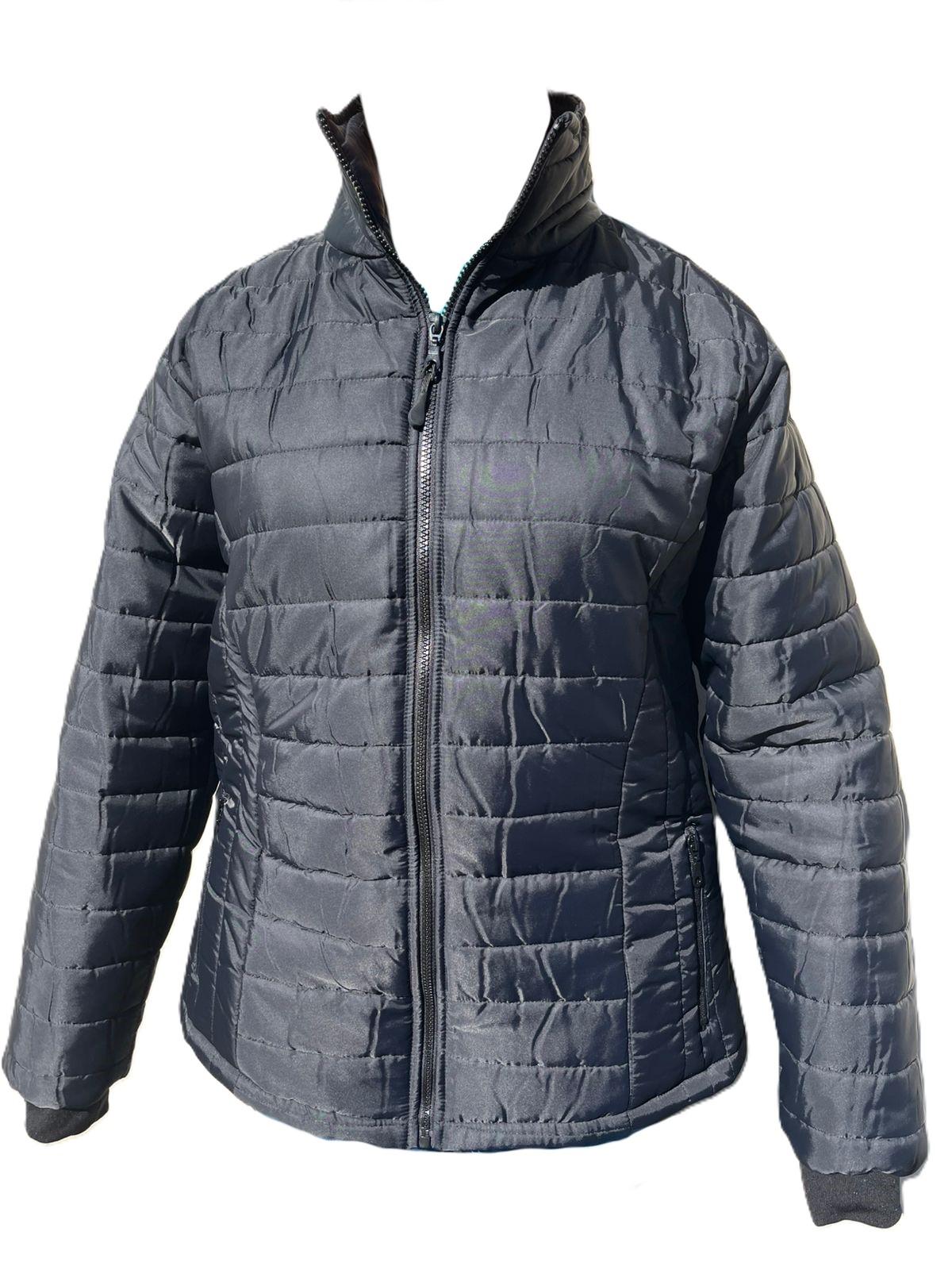 puffer-jacket-black-front Waterproof Puffer Jacket – Unisex Fit - Image 1