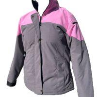 Ladies Snow SKi Jacket - Grey and Pink