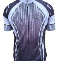 Men's Cycling Jersey - White Honeycomb